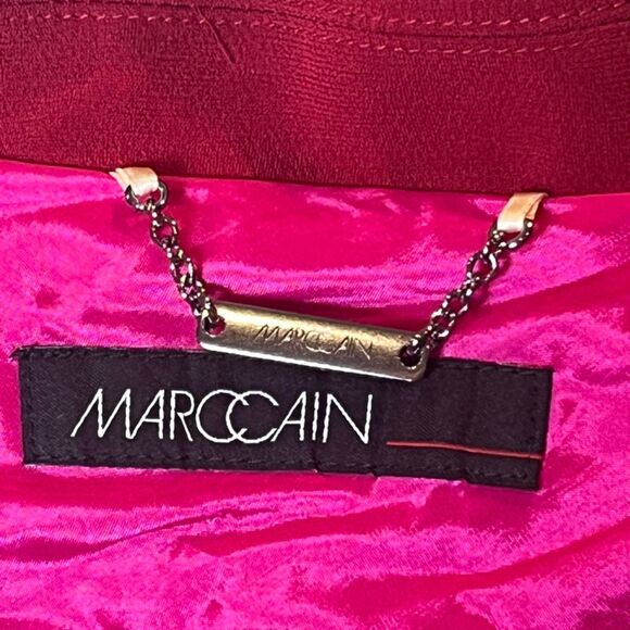 MARC CAIN • Red Blazer w/ Sash Belt (removeable) • Size US 14 (N6) - Picture 2 of 10